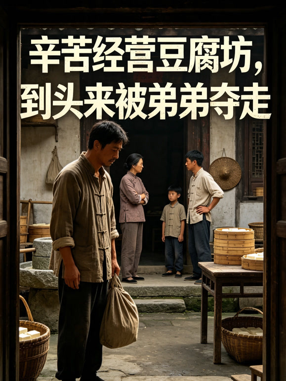 辛苦经营豆腐坊，到头来被弟弟夺走