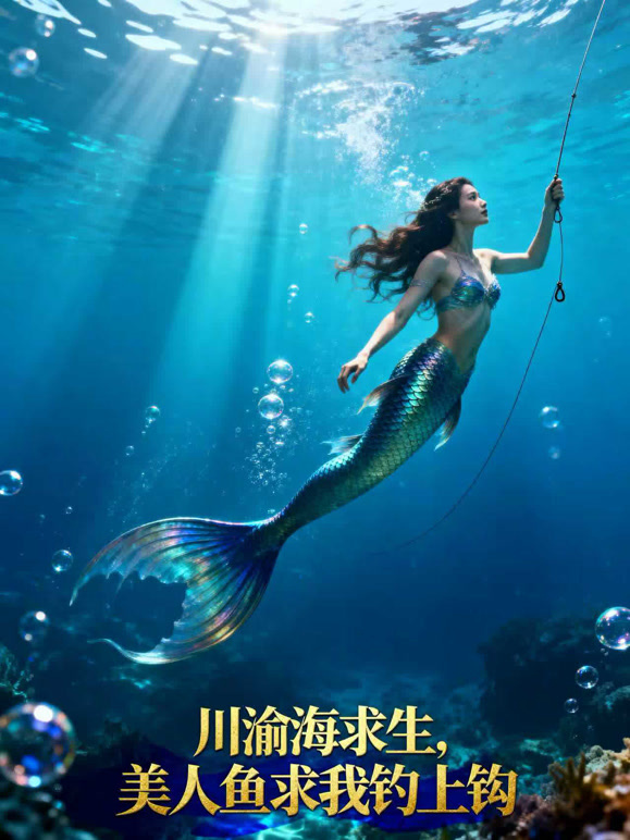 川渝海求生，美人鱼求我钓上钩