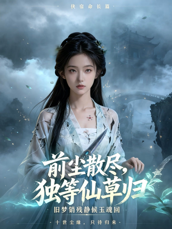 前尘散尽独等仙草归