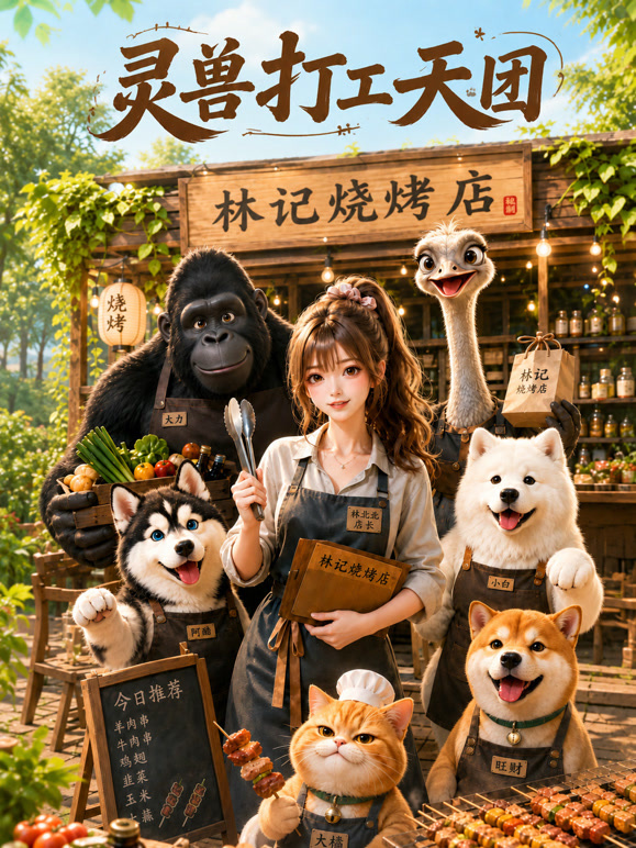 灵兽打工天团