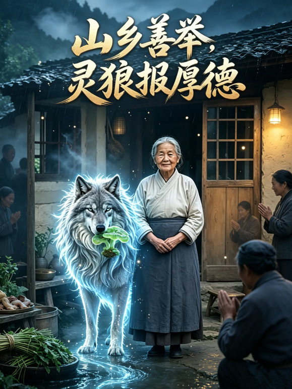 山乡善举，灵狼报厚德