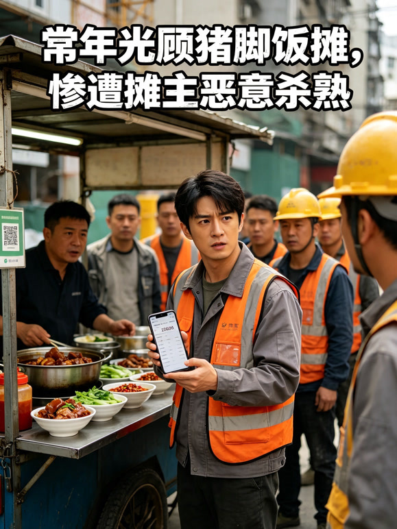 常年光顾猪脚饭摊，惨遭摊主恶意杀熟