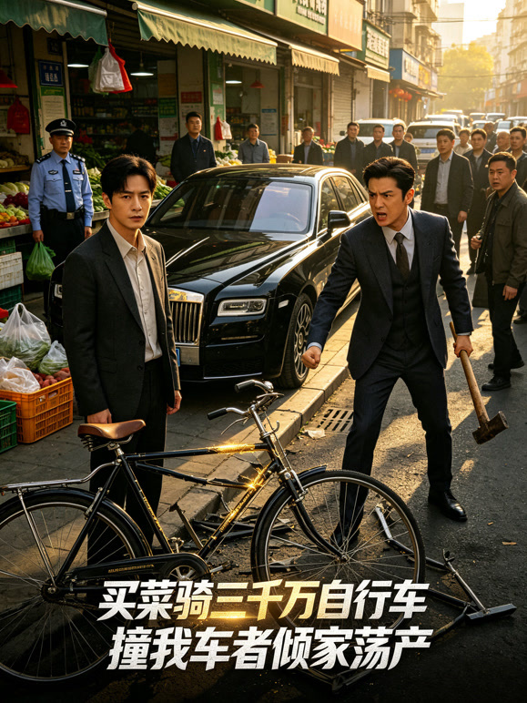 买菜骑三千万自行车，撞我车者倾家荡产