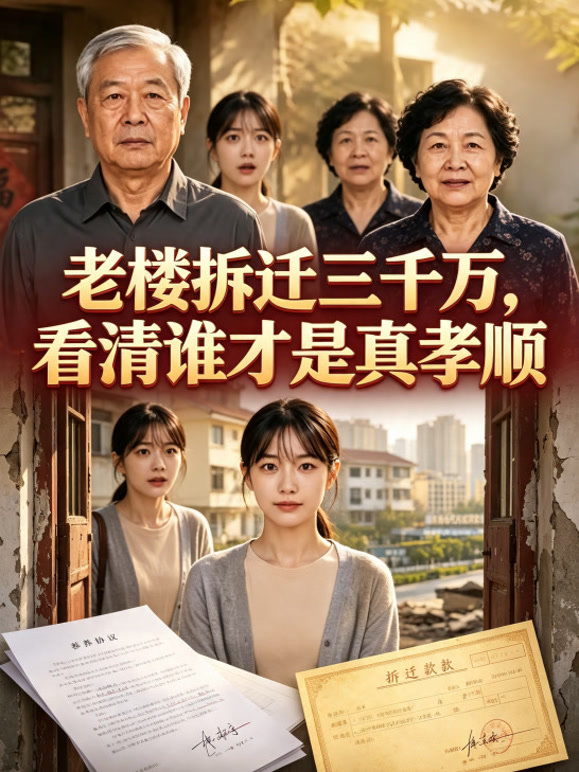 老楼拆迁三千万，看清谁才是真孝顺