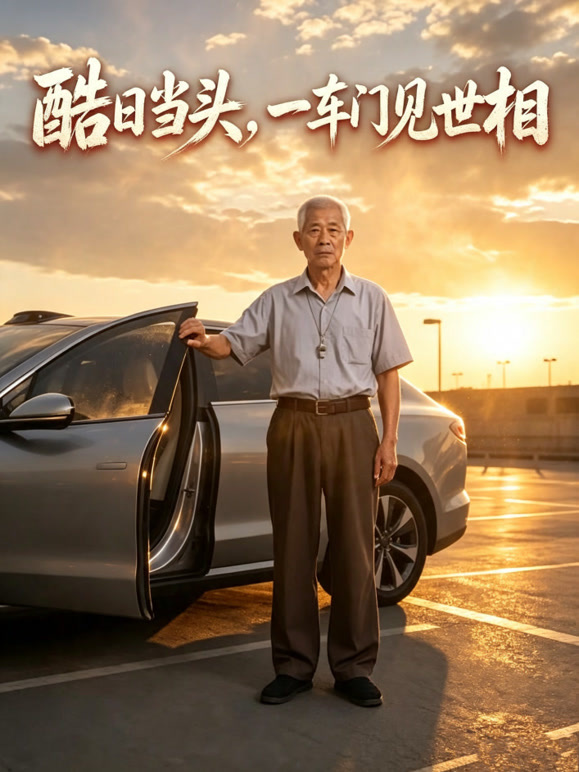 酷日当头，一车门见世相