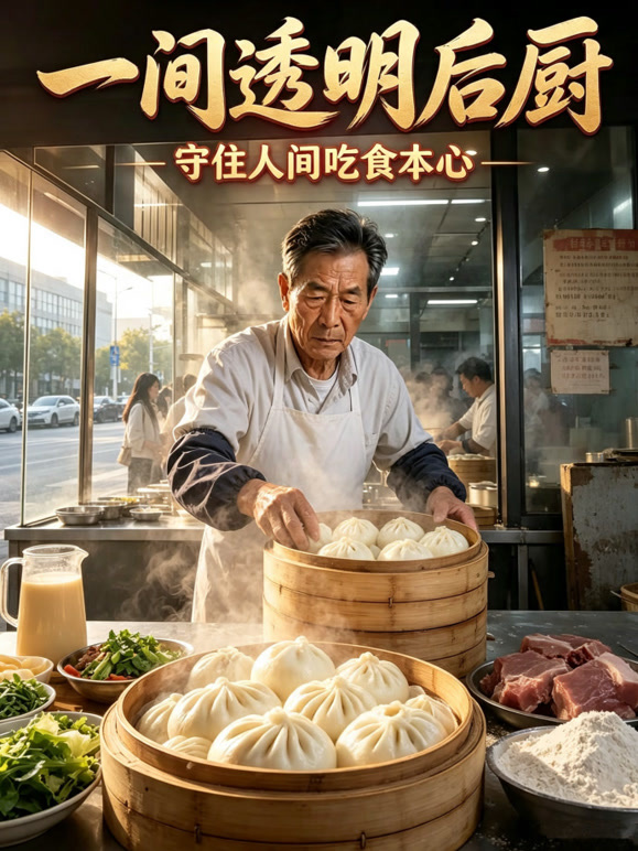 一间透明后厨，守住人间吃食本心
