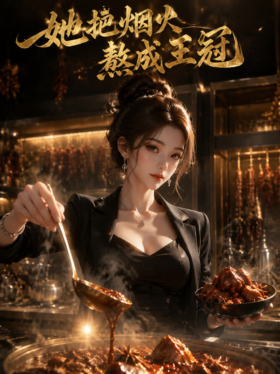 她把烟火熬成王冠