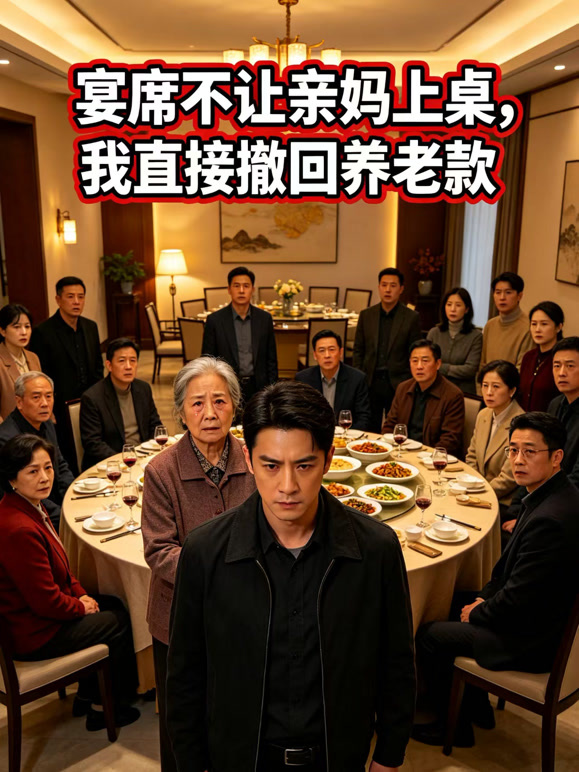 宴席不让亲妈上桌，我直接撤回养老款