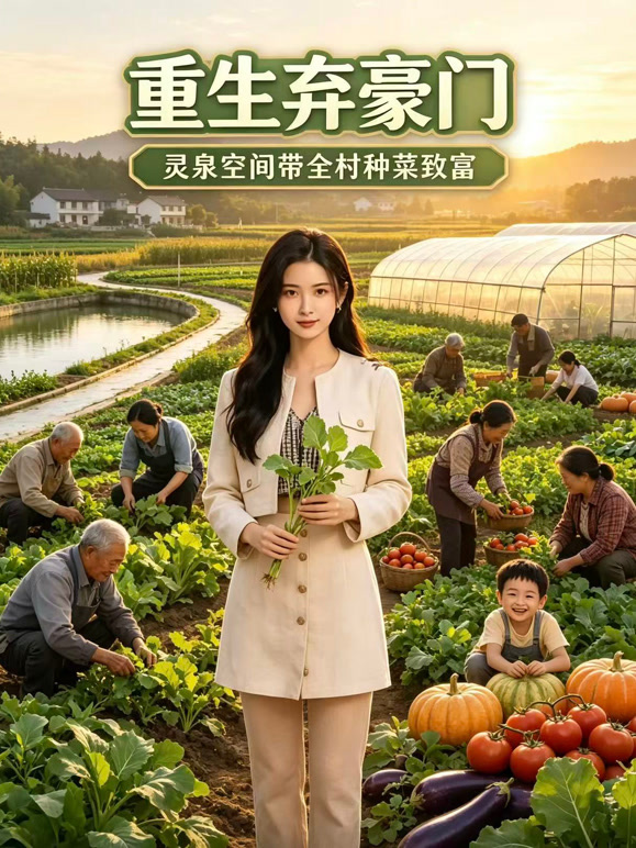 重生弃豪门，灵泉空间带全村种菜致富