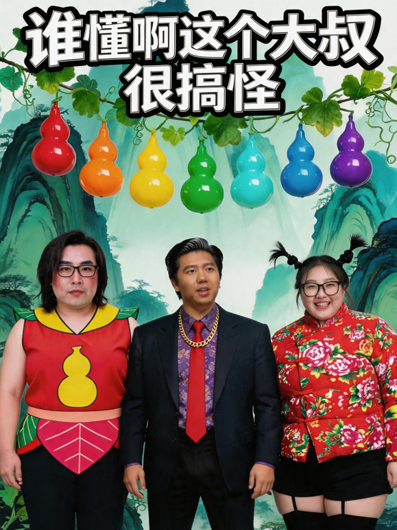 谁懂啊这个大叔很搞怪