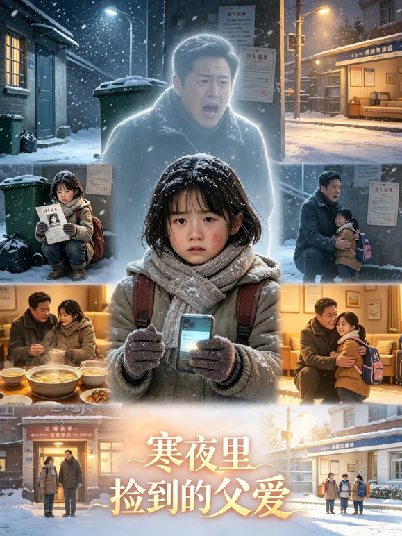寒夜里捡到的父爱