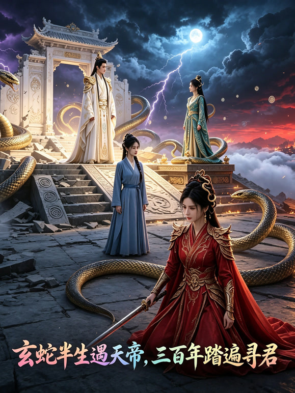 玄蛇半生遇天帝，三百年踏遍寻君