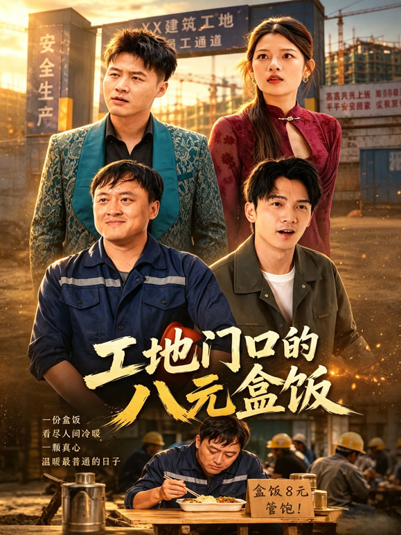 工地门口的八元盒饭