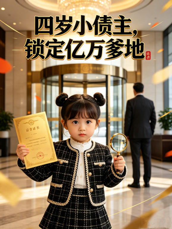四岁小债主，锁定亿万爹地