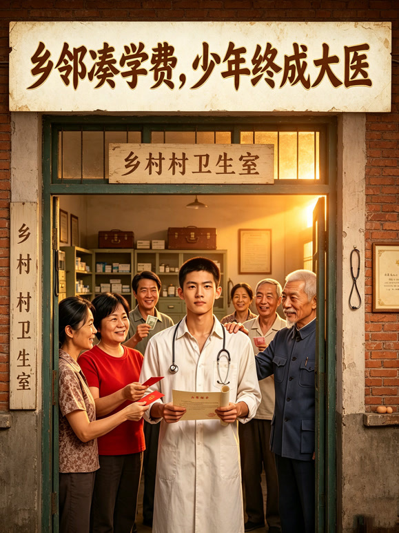 乡邻凑学费，少年终成大医