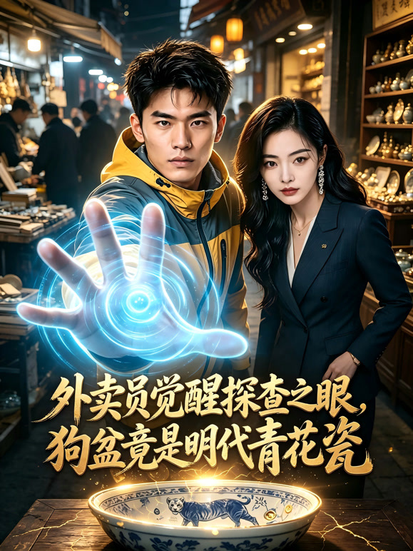 外卖员觉醒探查之眼，狗盆竟是明代青花瓷