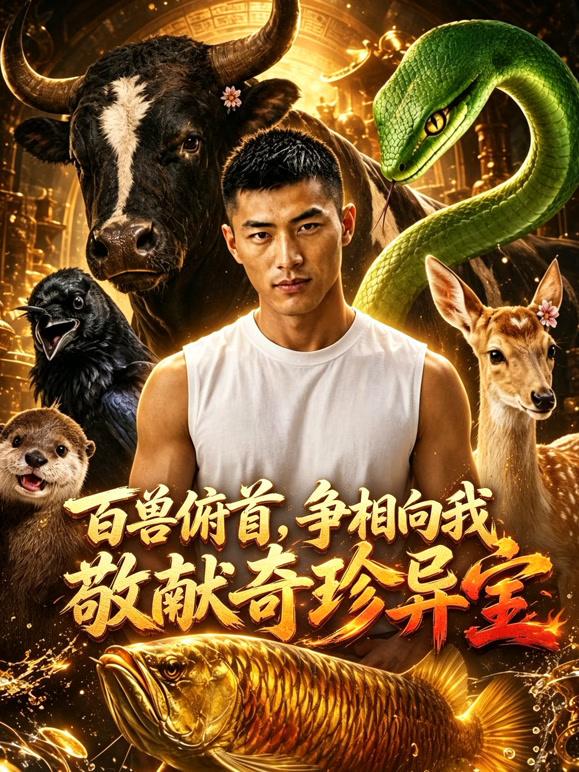百兽俯首，争相向我敬献奇珍异宝