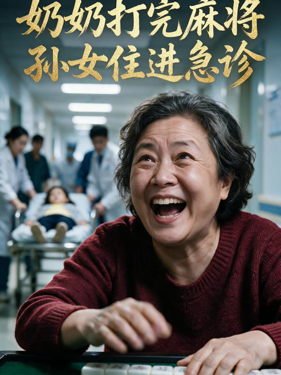 奶奶打完麻将 孙女进了急诊