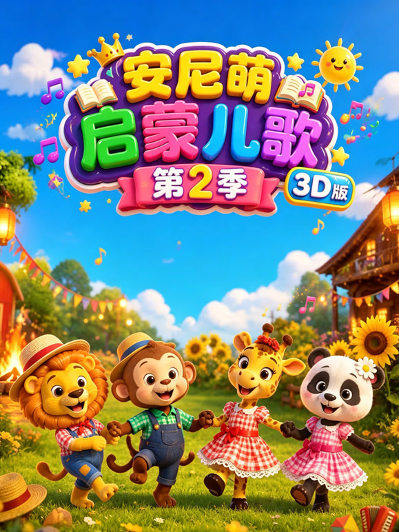 安尼萌启蒙儿歌 第二季 3D版