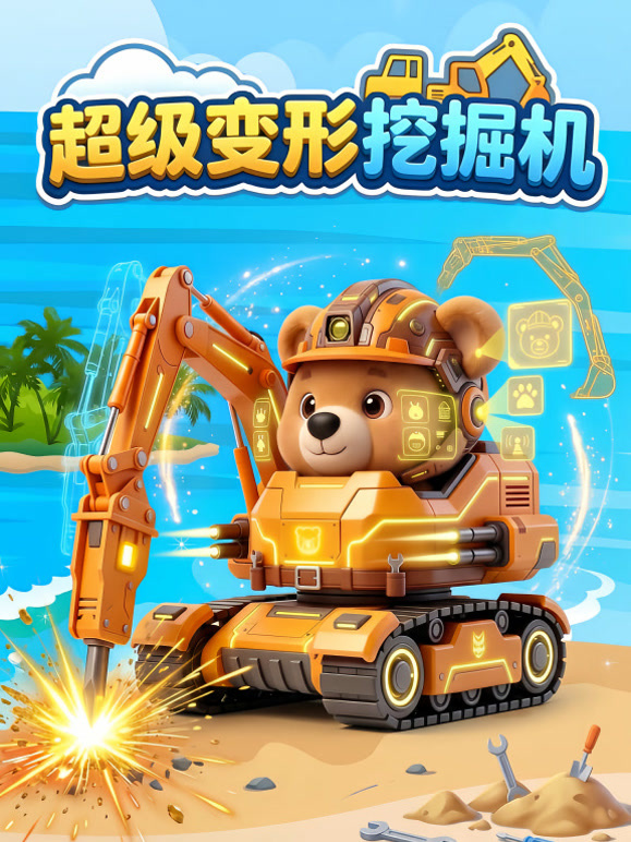 超级变形挖掘机