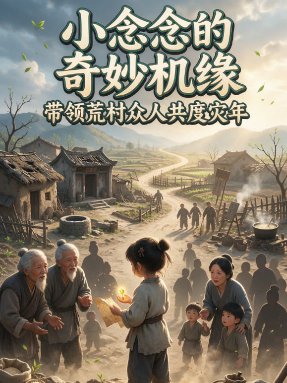 小念念的奇妙机缘 带领荒村众人共度灾年
