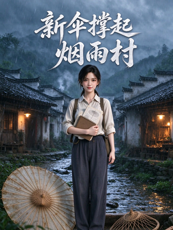 新伞撑起烟雨村