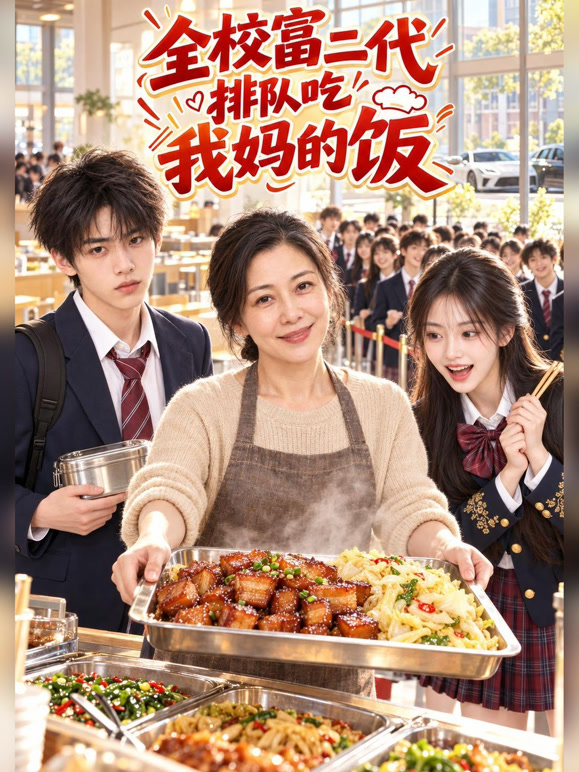 全校富二代排队吃我妈的饭
