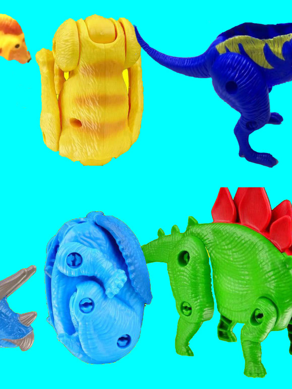 恐龙益智玩具学习颜色和英语