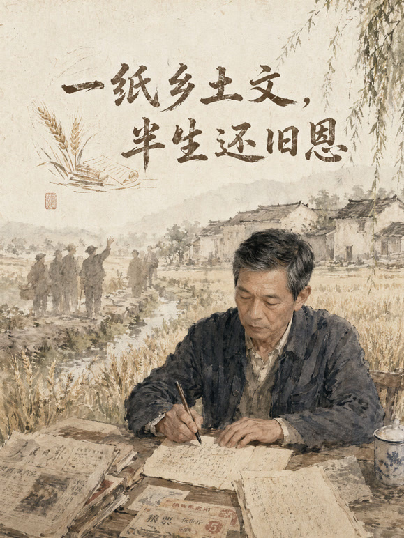 一纸乡土文，半生还旧恩
