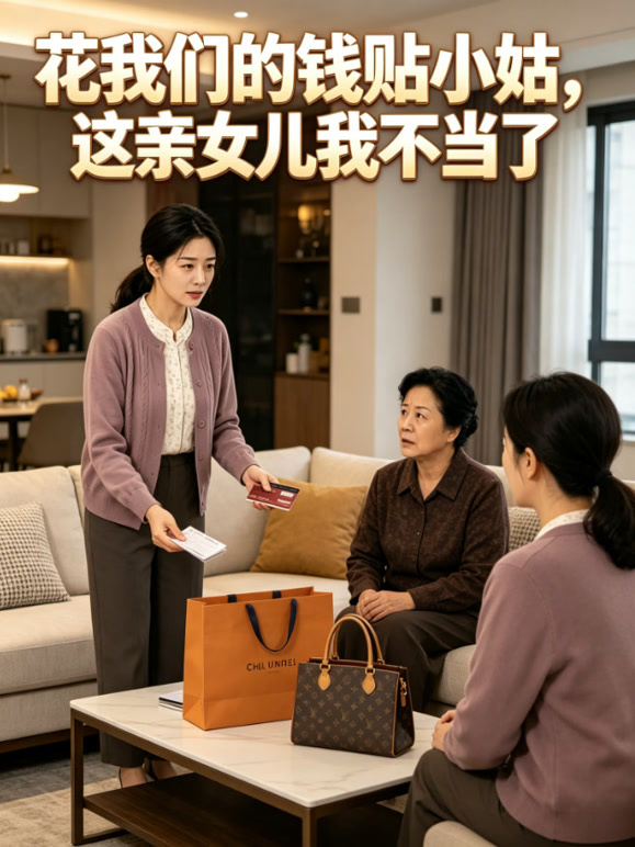 花我们的钱贴小姑，这亲女儿我不当了