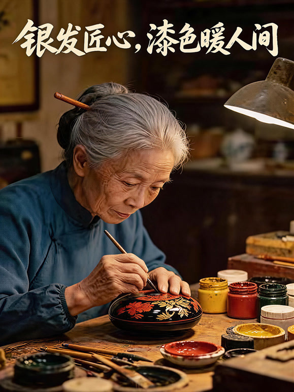 银发匠心，漆色暖人间