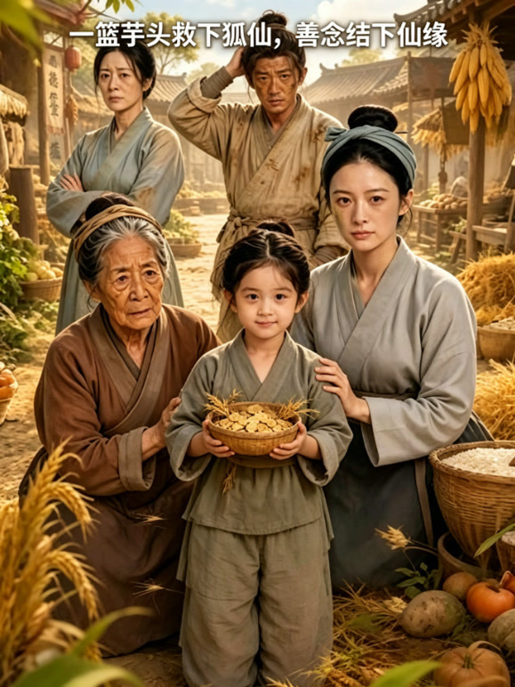 一篮芋头换一命，善心结下仙缘