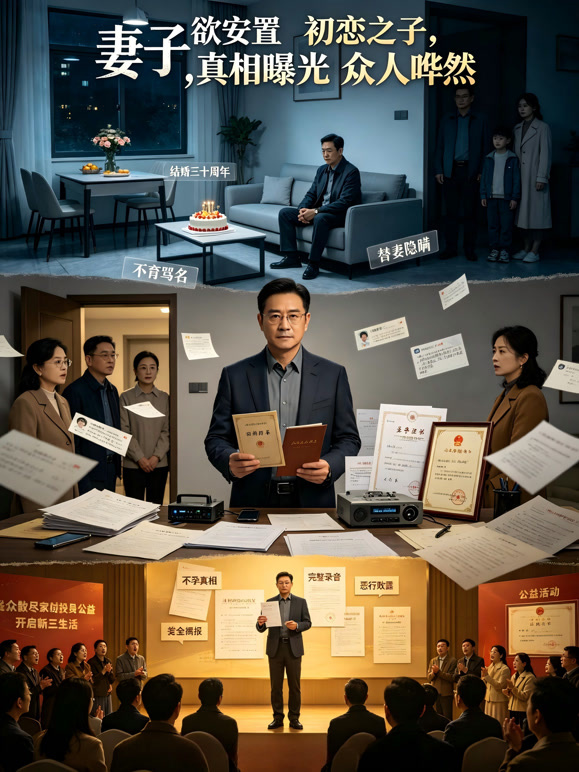妻子欲安置初恋之子，真相曝光众人哗然