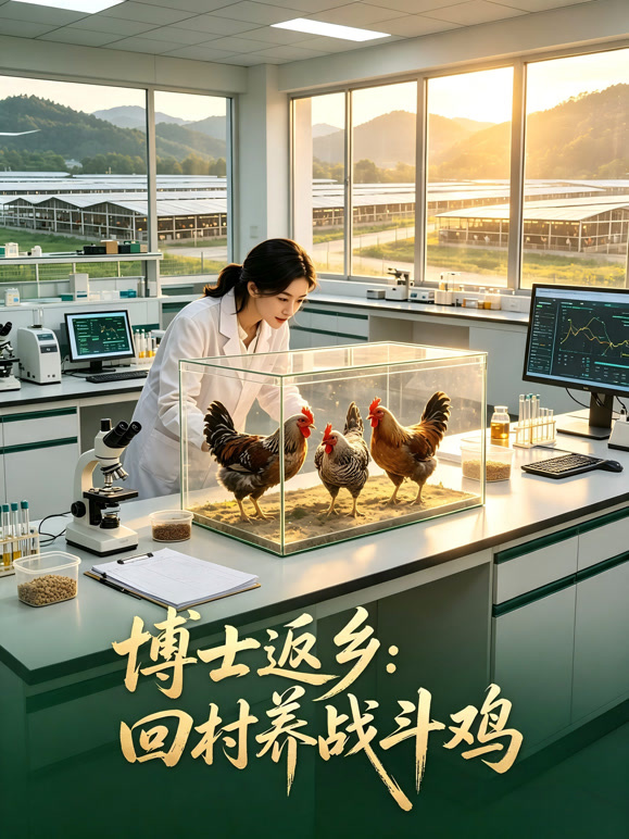 博士返乡：回村养战斗鸡