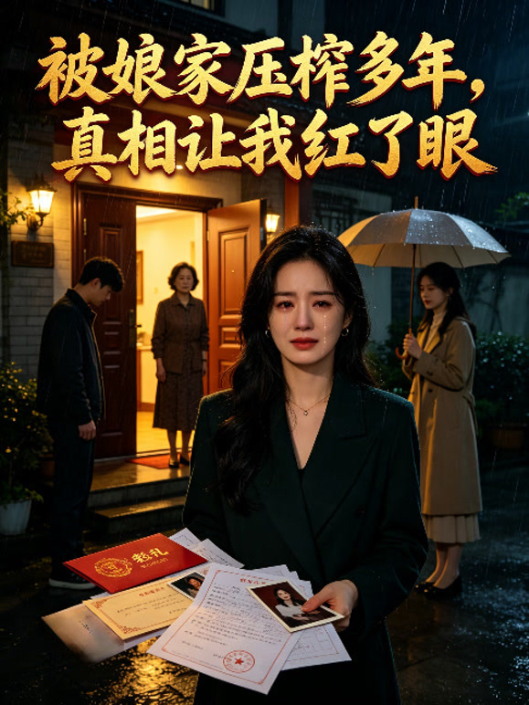 被娘家压榨多年，真相让我红了眼