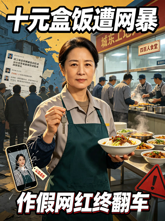 十元盒饭遭网暴，作假网红终翻车