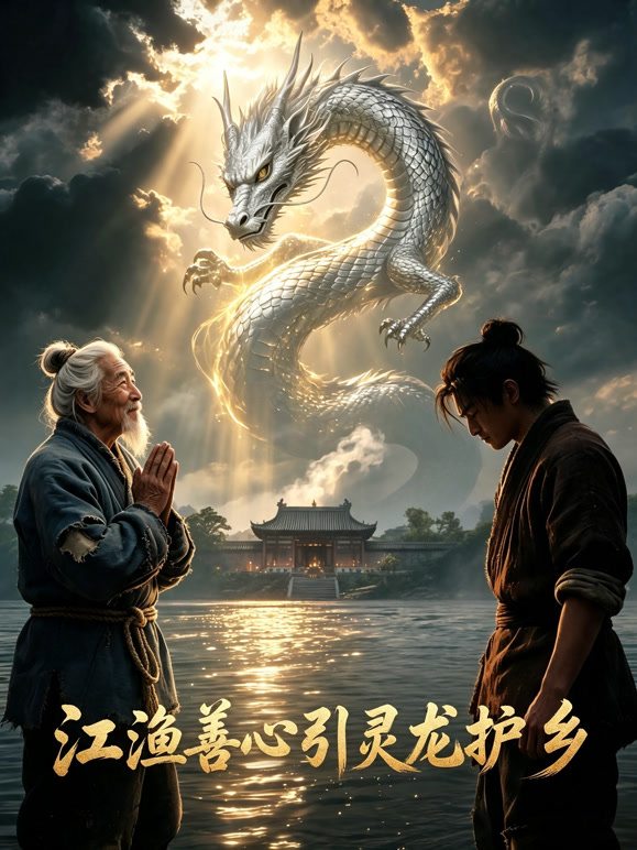 江渔善心引灵龙护乡