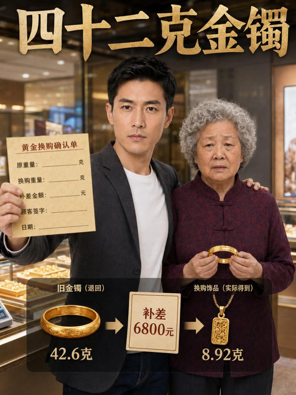 四十二克金镯