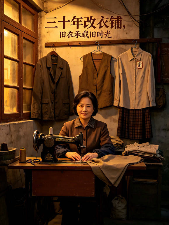 三十年改衣铺，旧衣承载旧时光