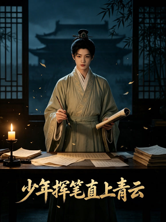 少年挥笔直上青云
