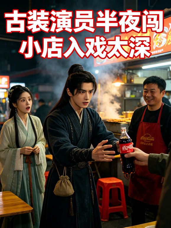 古装演员半夜闯小店入戏太深
