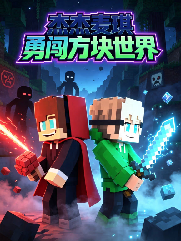 杰杰麦琪勇闯方块世界