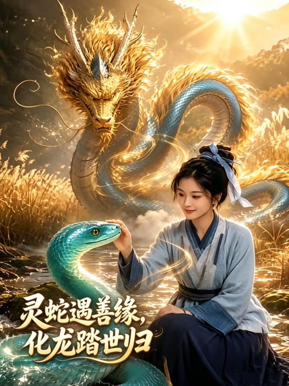 灵蛇遇善缘，化龙踏世归