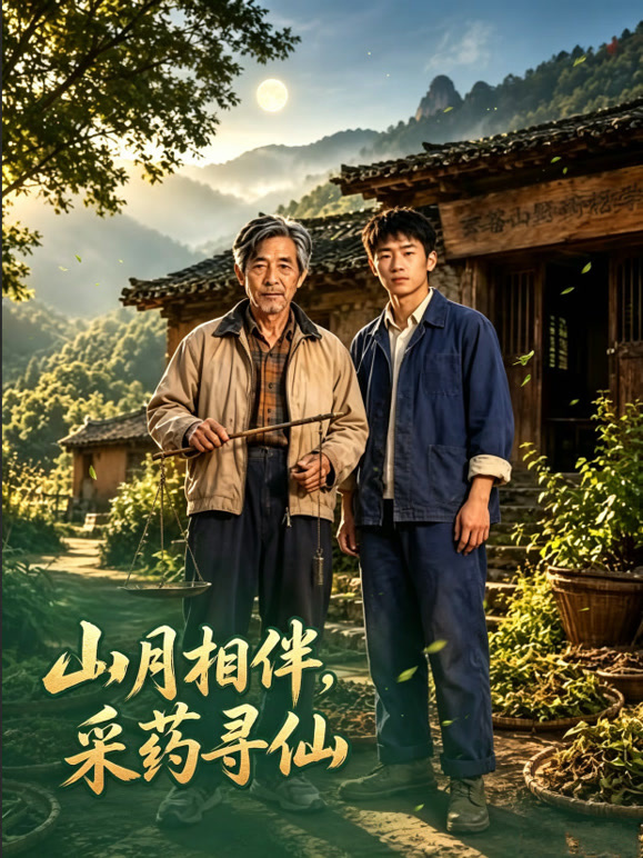 山月相伴，采药寻仙