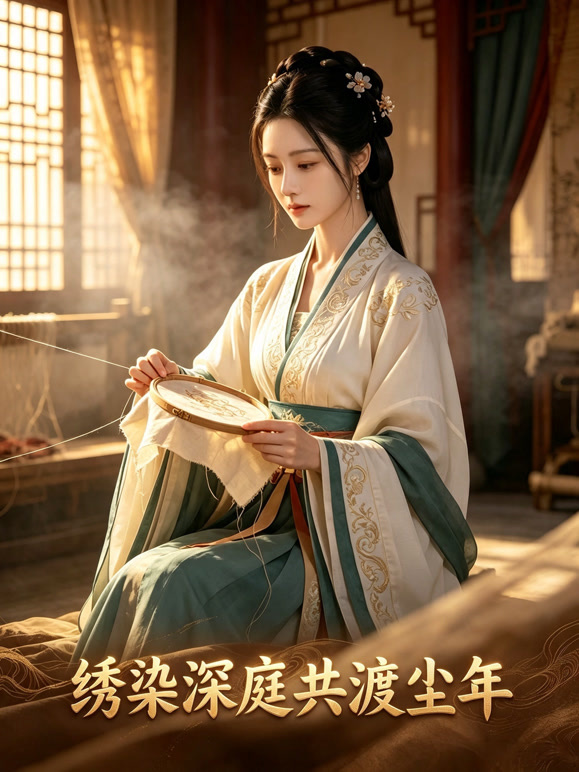 绣染深庭共渡尘年
