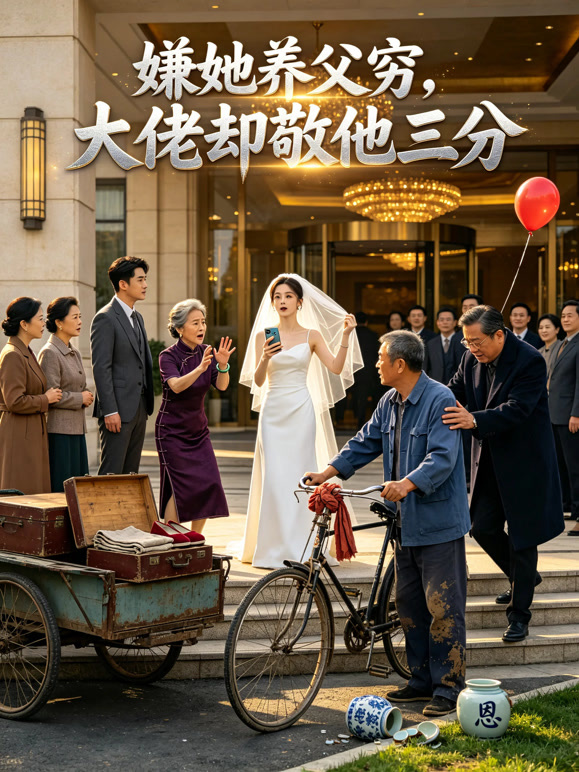 嫌她养父穷，大佬却敬他三分