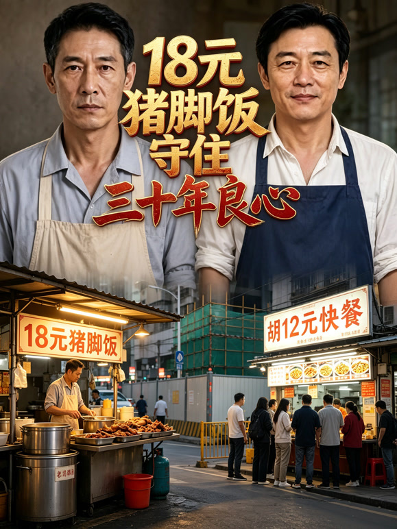 18元猪脚饭守住三十年良心