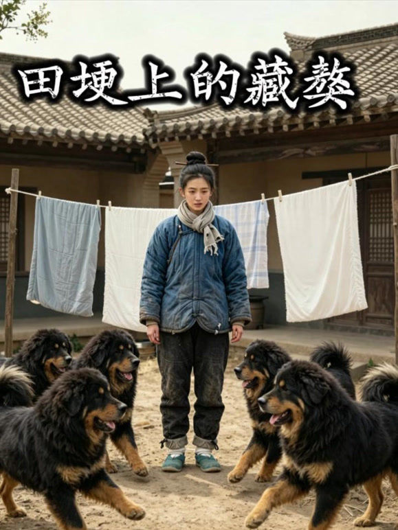 田埂上的藏獒