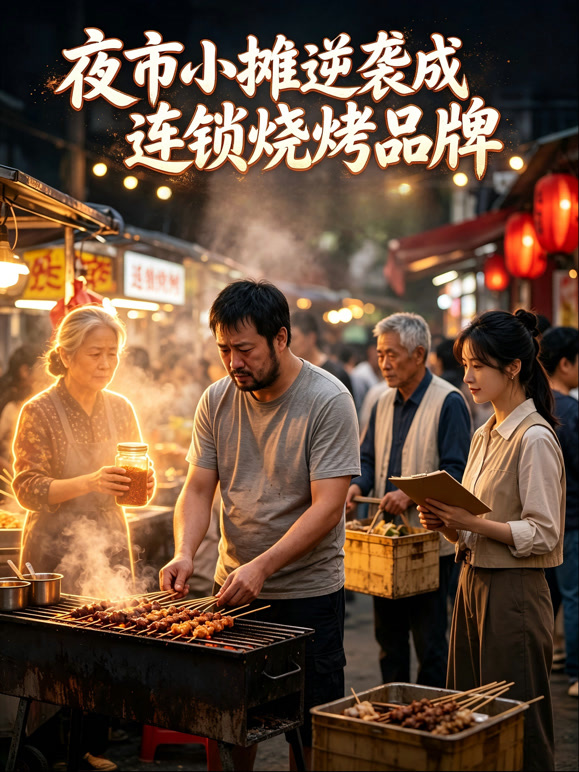 夜市小摊逆袭成连锁烧烤品牌
