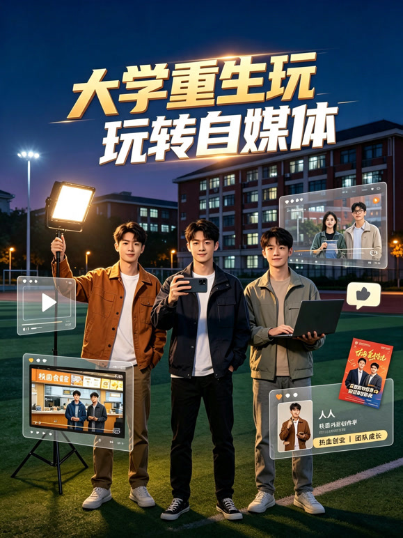 大学重生玩转自媒体